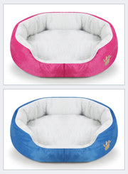 Dog Beds for Large Dogs Cashmere Warming Pet Dog Bed Sofa Lounger Cat Nest Baskets Plush Kennel Bed Comfortable Pet Supplies