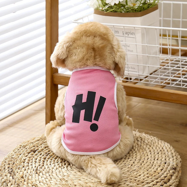 Dog Clothes Pet Shirts Puppy Soft Tank Top Sleeveless Vest  Cat Apparel XS-2XL