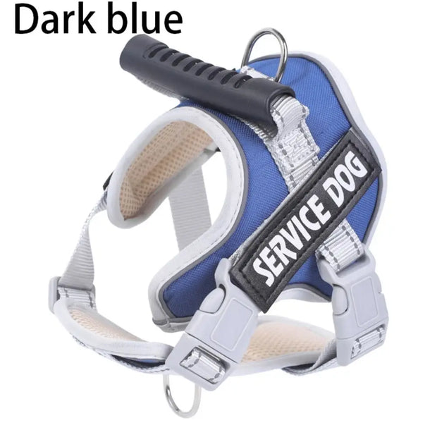 Puppy Accessories Adjustable Dog Harness Reflective Leash Set Adjustable Harness No Pull Harness Outdoor Walking