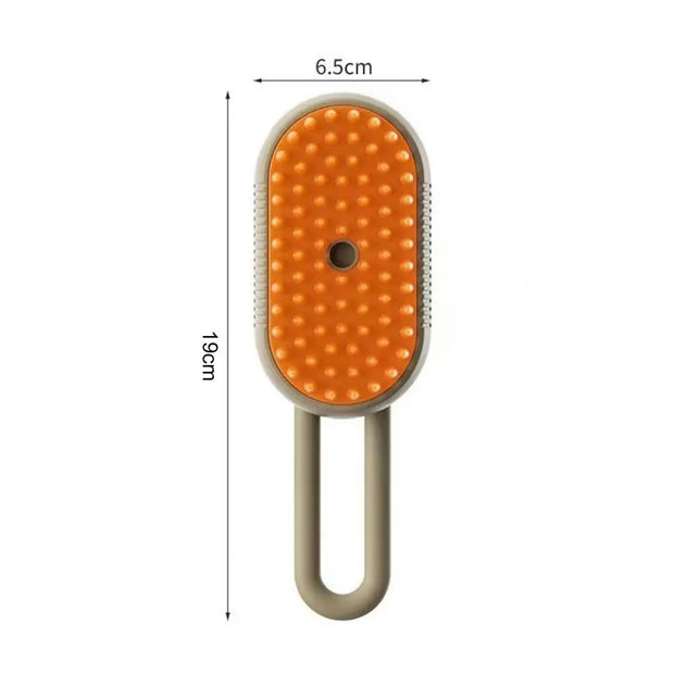 4-in-1 Pet Steam Brush for Shedding with Mist Spray And Handle Dog Spa Grooming Comb Steaming Hair Brush for Dogs And Cats