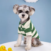 Pet Dog Polo Shirt Dog Clothes Summer Casual Clothing for Small Large Dogs Cats T-Shirt Chihuahua Pug Costumes Yorkshire Shirts