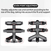 Dog Harness Outdoor Sports Harness Adjustable Anti-Breakaway Harness Easy-To-Control Dog Accessories For Medium And Large Dogs