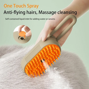 Steam Brush Cat Brush Cats Vaporizer Pet Hair Brush Remover Pets Cleaning Steamy Spray Massage Comb 3in1 Grooming Supplies