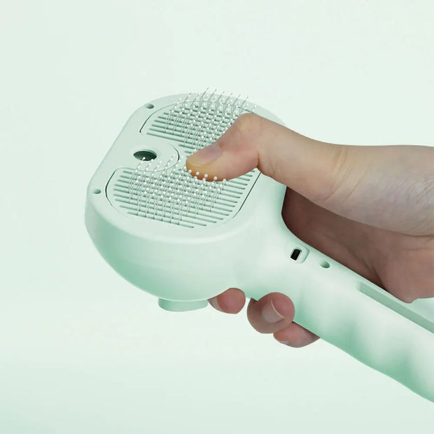 Rechargeable Steam Spray Dog Grooming Brush Dog Comb Pet Steam Massage Brush for Pet Hair Dogs Grooming Brush Dog Steam Brush