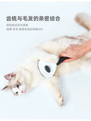 Go to Furless Pet Hair Brush for grooming dogs' hair and pet cats' fur. This is a special tool for cleaning long-haired pets.
