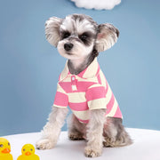 Pet Dog Polo Shirt Dog Clothes Summer Casual Clothing for Small Large Dogs Cats T-Shirt Chihuahua Pug Costumes Yorkshire Shirts
