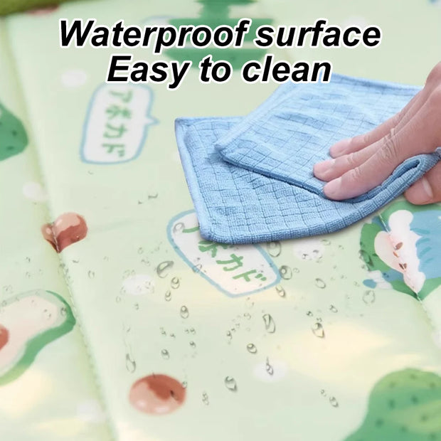 1 PC Summer Pet Cooling Pad Breathable Non-Slip Square Dog Nest for Pet Small Cats Dogs Print Summer Cooling Comfort Pet Bed Pad