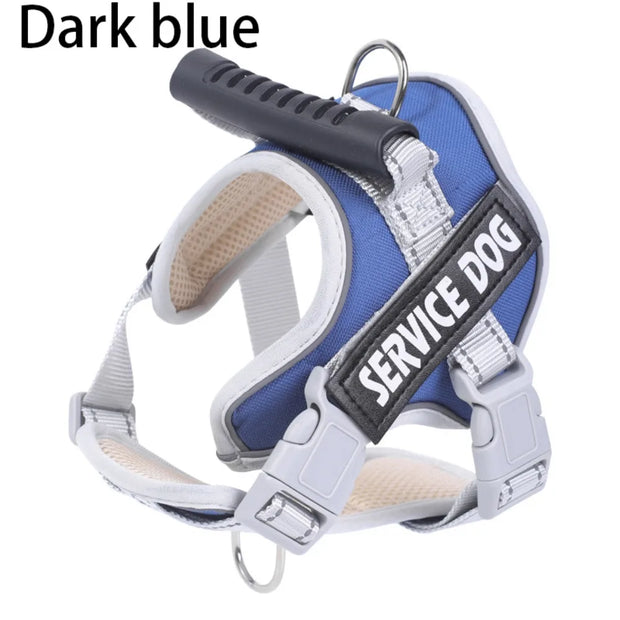 Puppy Accessories Adjustable Dog Harness Reflective Leash Set Adjustable Harness No Pull Harness Outdoor Walking