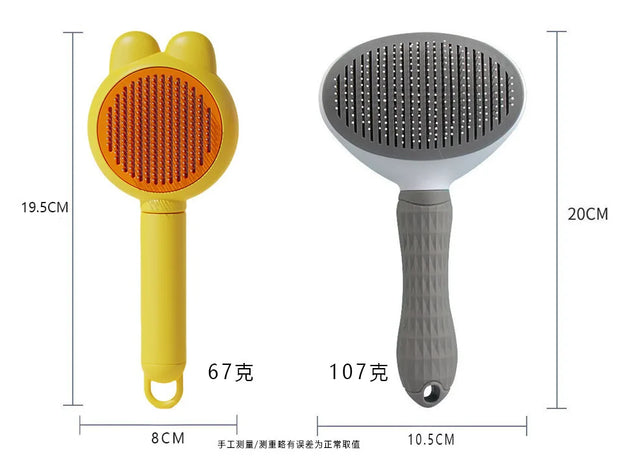 Go to Furless Pet Hair Brush for grooming dogs' hair and pet cats' fur. This is a special tool for cleaning long-haired pets.