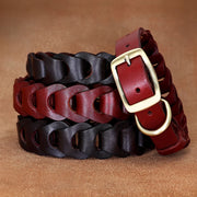 Cow Leather Dog Collar Genuine Leather Big Dog Collars Labrador Pet Collars Accessories for Medium Large Dogs German Shepherd