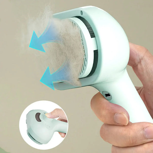 Rechargeable Steam Spray Dog Grooming Brush Dog Comb Pet Steam Massage Brush for Pet Hair Dogs Grooming Brush Dog Steam Brush