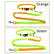 Dog Leash Free Hands Supplies Elastic Nylon Leash for Running and Walking Dog Accessories Retractable Dog Leash