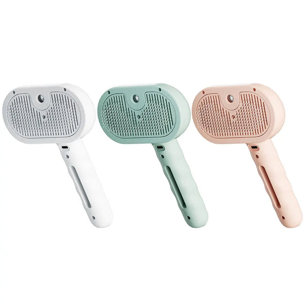 Rechargeable Steam Spray Dog Grooming Brush Dog Comb Pet Steam Massage Brush for Pet Hair Dogs Grooming Brush Dog Steam Brush