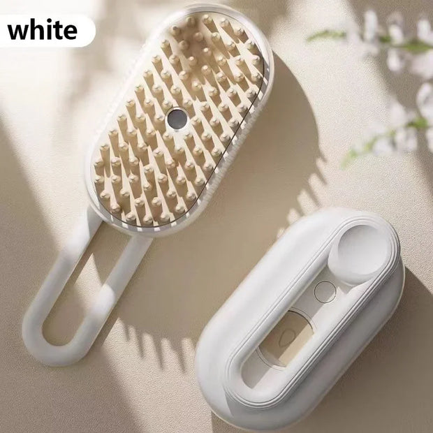 Steam Brush Cat Brush Cats Vaporizer Pet Hair Brush Remover Pets Cleaning Steamy Spray Massage Comb 3in1 Grooming Supplies