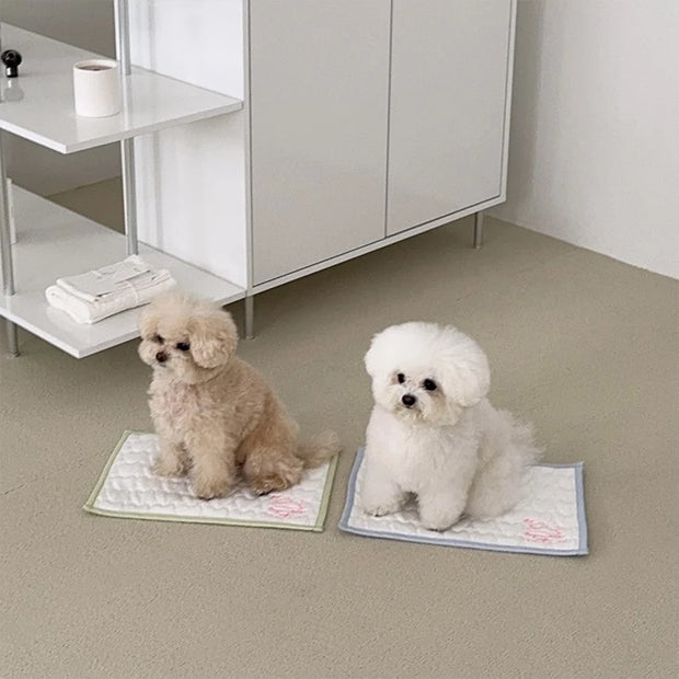 Pet Dog Cooling Sleeping Pad Puppy Cat Summer Cooling Sensation Waterproof Anti Slip Cooling Pad Light Breathable Cooling Mat