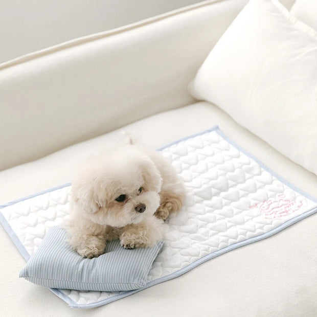 Pet Dog Cooling Sleeping Pad Puppy Cat Summer Cooling Sensation Waterproof Anti Slip Cooling Pad Light Breathable Cooling Mat