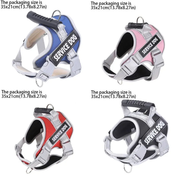 Puppy Accessories Adjustable Dog Harness Reflective Leash Set Adjustable Harness No Pull Harness Outdoor Walking