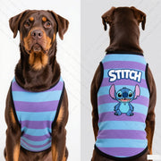 Pet Dog Clothing Set Vests and T-Shirts Breathable and Cool Summer Apparel Brand Stitch IP Licensed Patterns Cute Pet
