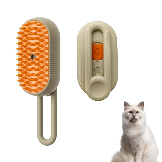 Steam Brush Cat Brush Cats Vaporizer Pet Hair Brush Remover Pets Cleaning Steamy Spray Massage Comb 3in1 Grooming Supplies