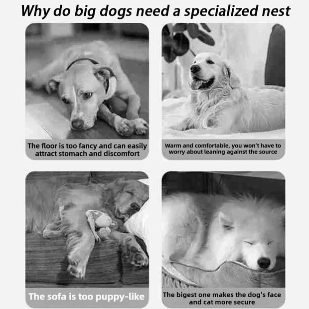 Warm Winter Large Dogs Beds Luxury Sofa Soft Dog Orthopedic Bed Disassembled Washed Medium Dogs Beds All Seasons Pet Supplies