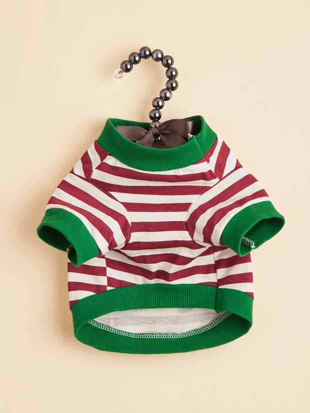 Dog Shirts Cute Animals Striped Clothes for Small Medium Dogs Costume Comfortable Dog Tank Top Puppy Gift Pet Clothes