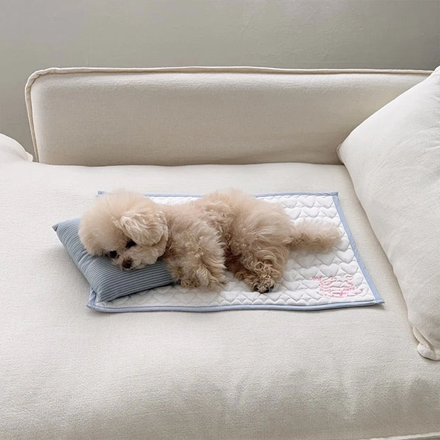 Pet Dog Cooling Sleeping Pad Puppy Cat Summer Cooling Sensation Waterproof Anti Slip Cooling Pad Light Breathable Cooling Mat