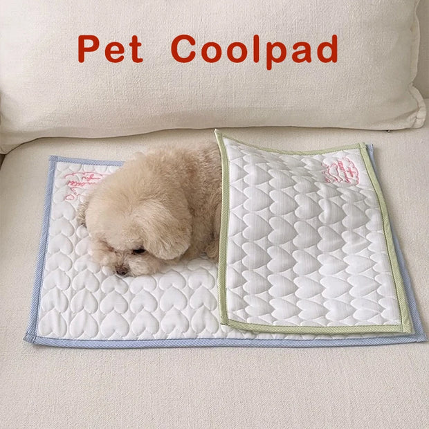 Pet Dog Cooling Sleeping Pad Puppy Cat Summer Cooling Sensation Waterproof Anti Slip Cooling Pad Light Breathable Cooling Mat
