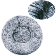 40-90cm Round Pet Bed for Large Dog Bed Super Soft Cat Bed Long Plush Dog House for Medium Dog House Winter Warm Sleeping