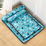 Pet Dog Pillow Cooling Mat Pad Summer Dogs Cats Ice Silk Cooling Blanket Cushion Pet Accessories
