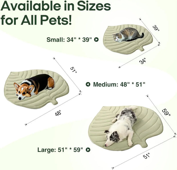 Cool pet Mat Eco-friendly Cooling Pad for Large Dog Pet Cooling Mats for Dog bed & Cat house Use in Crate Tunk Camping Outdoor