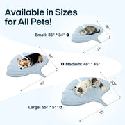Cool pet Mat Eco-friendly Cooling Pad for Large Dog Pet Cooling Mats for Dog bed & Cat house Use in Crate Tunk Camping Outdoor