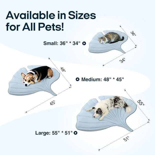 Cool pet Mat Eco-friendly Cooling Pad for Large Dog Pet Cooling Mats for Dog bed & Cat house Use in Crate Tunk Camping Outdoor
