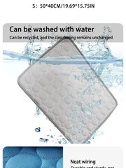 Pet Ice Mats Summer Cat Dog Sofa Nest Bed Cooling Sleeping Pad for Small Dogs Pets Durable Sofa Cooling Pad Blanket