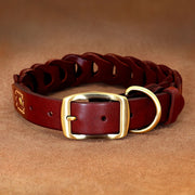 Cow Leather Dog Collar Genuine Leather Big Dog Collars Labrador Pet Collars Accessories for Medium Large Dogs German Shepherd