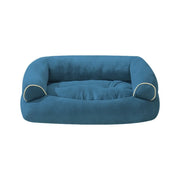 Winter Luxury Calming Dog Bed for Large Dogs Extra Large Plush Sofa Bed with Bolster Orthopedic Washable Pet Bed for Great Sleep