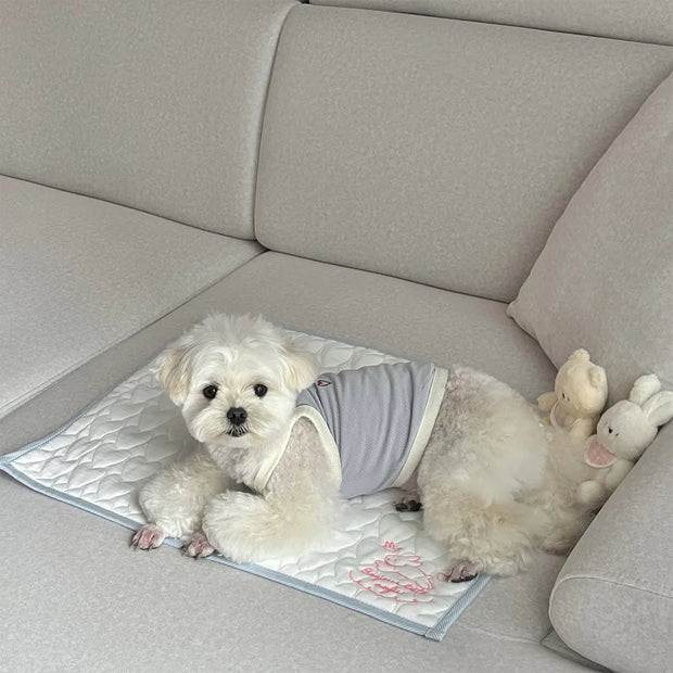 Pet Dog Cooling Sleeping Pad Puppy Cat Summer Cooling Sensation Waterproof Anti Slip Cooling Pad Light Breathable Cooling Mat