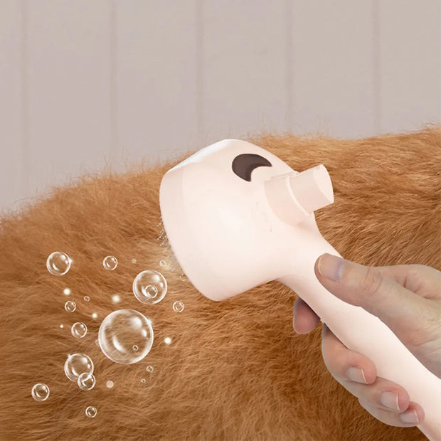 Rechargeable Steam Spray Dog Grooming Brush Dog Comb Pet Steam Massage Brush for Pet Hair Dogs Grooming Brush Dog Steam Brush