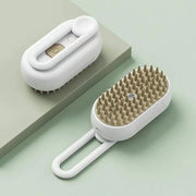 4-in-1 Pet Steam Brush for Shedding with Mist Spray And Handle Dog Spa Grooming Comb Steaming Hair Brush for Dogs And Cats