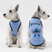 Pet Dog Clothing Set Vests and T-Shirts Breathable and Cool Summer Apparel Brand Stitch IP Licensed Patterns Cute Pet
