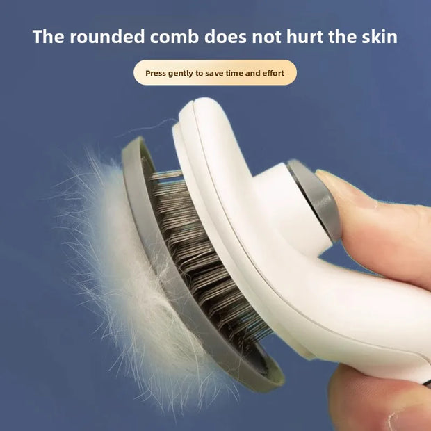 Go to Furless Pet Hair Brush for grooming dogs' hair and pet cats' fur. This is a special tool for cleaning long-haired pets.