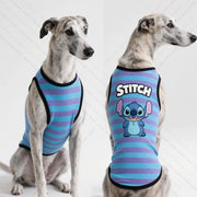 Pet Dog Clothing Set Vests and T-Shirts Breathable and Cool Summer Apparel Brand Stitch IP Licensed Patterns Cute Pet
