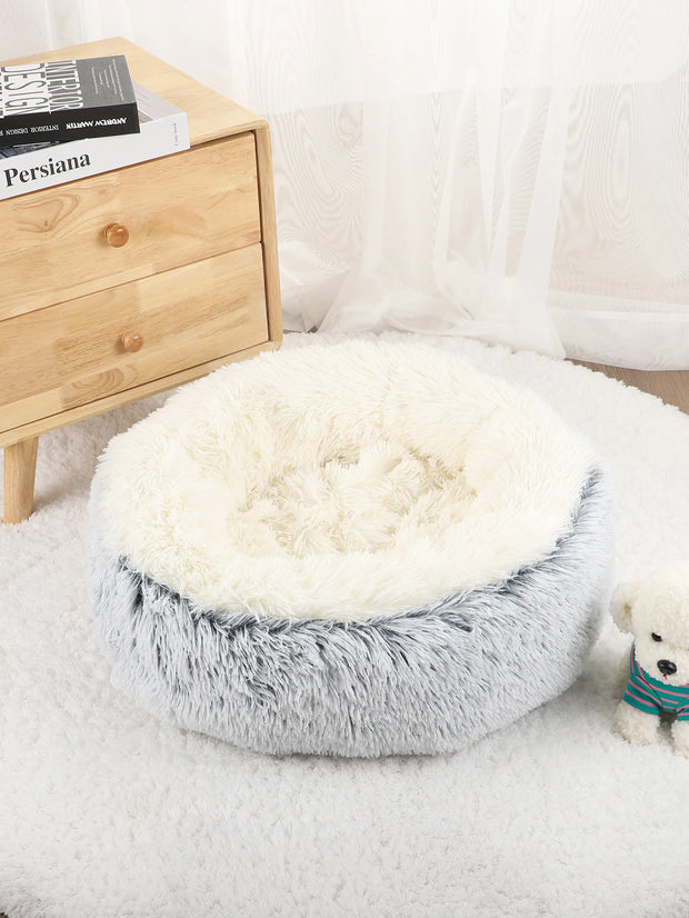 Donut Dog Bed for Large Dogs Plush Beds Pets Round Accessories Small Basket Sofa Baskets Pet Big Cushion Supplies Puppy Mat Cats