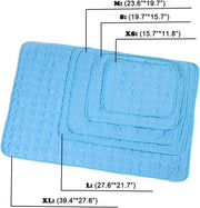 Pet Cooling Mat for Dogs,Dog Self Cooling Pad, Ice Silk Self Cooling Mat Sleep Pad Foldable Summer Cool Mat Blanket for Cats