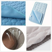 Pet Cooling Mat for Dogs,Dog Self Cooling Pad, Ice Silk Self Cooling Mat Sleep Pad Foldable Summer Cool Mat Blanket for Cats