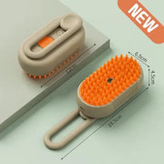 Steam Brush Cat Brush Cats Vaporizer Pet Hair Brush Remover Pets Cleaning Steamy Spray Massage Comb 3in1 Grooming Supplies